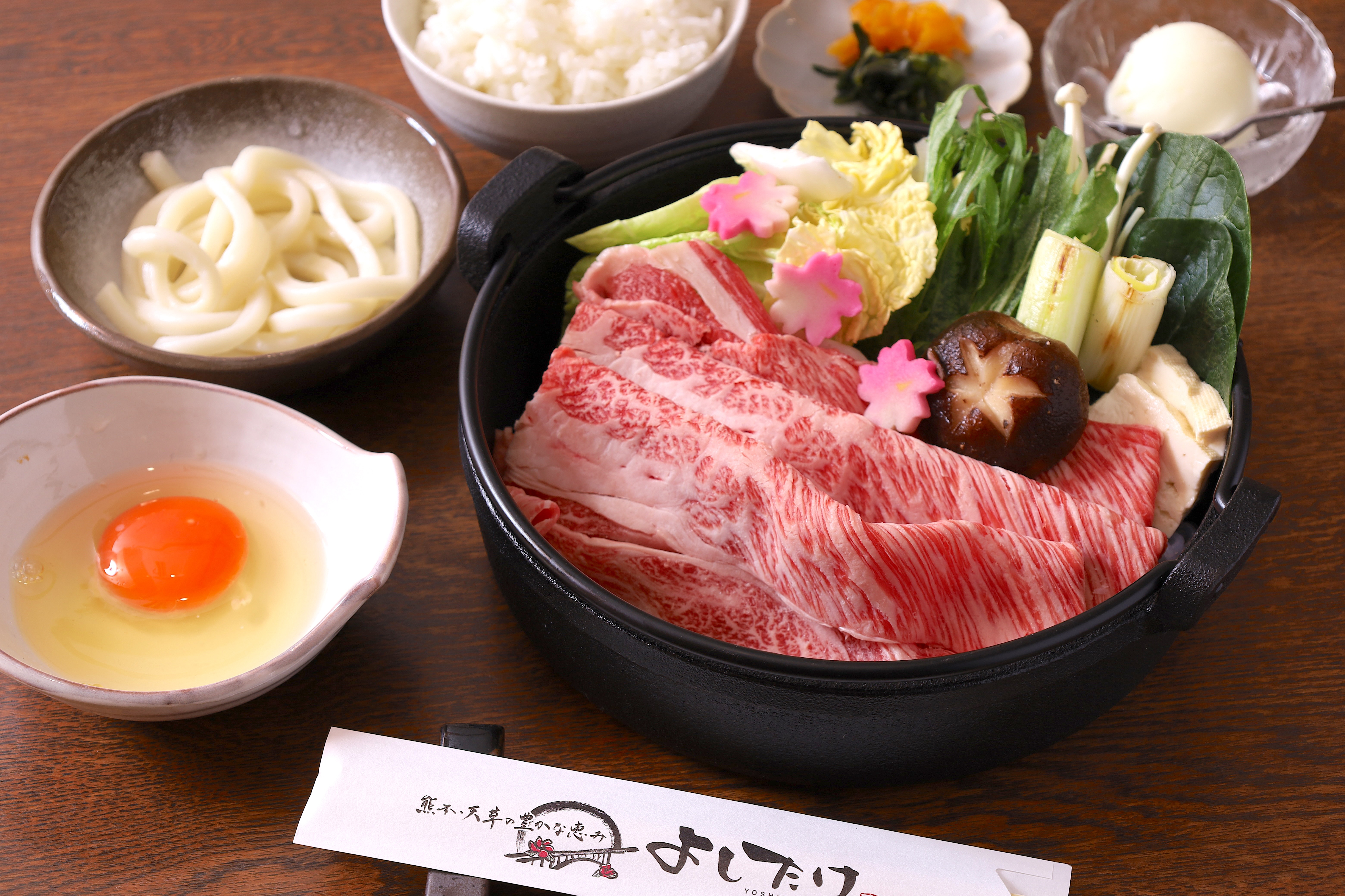 A5天草黒牛 すき焼き